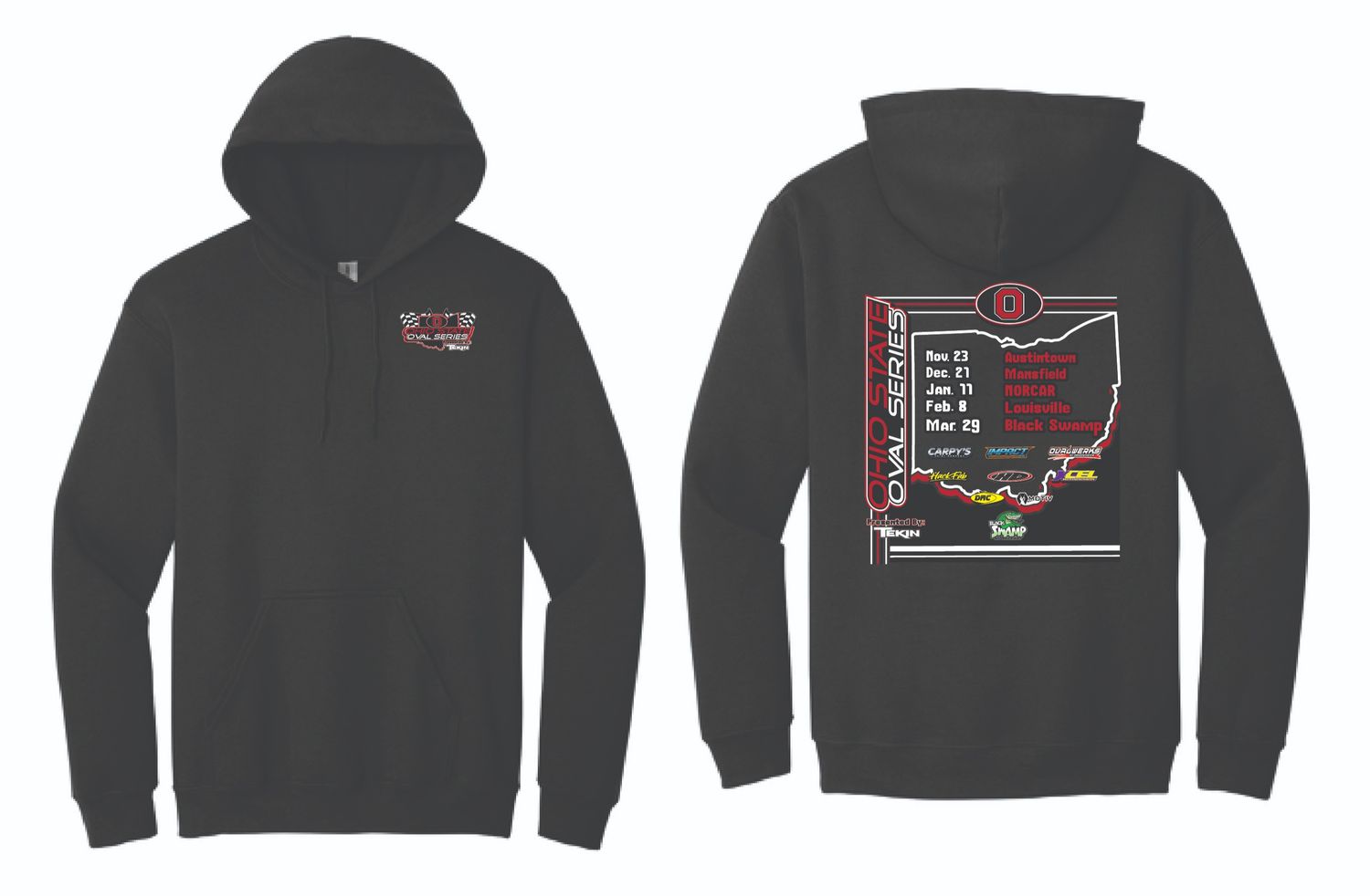 Ohio State Oval Series Hoodie | 18500 Black