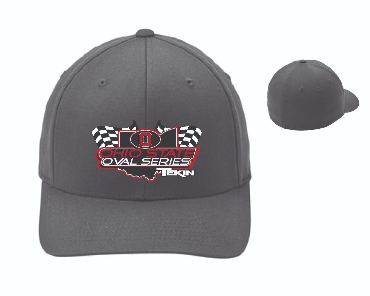 Ohio State Oval Series Fitted Hat | C813 Graphite