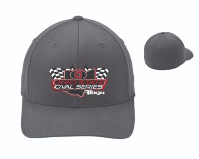 Ohio State Oval Series Fitted Hat | C813 Graphite