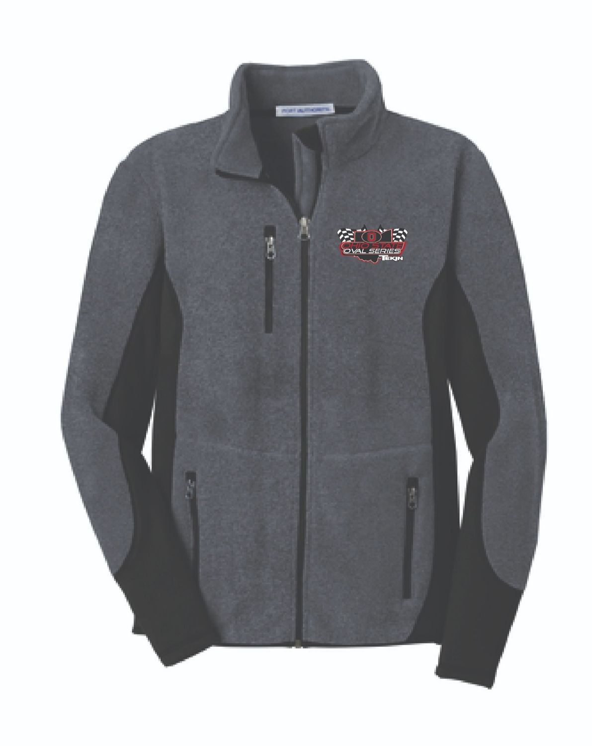 Ohio State Oval Series Jacket | F227 Charcoal Heather/ Black