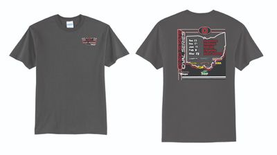 Ohio State Oval Series TShirt | PC55 Charcoal