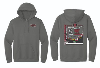 Ohio State Oval Series Hoodie | 18500 Charcoal