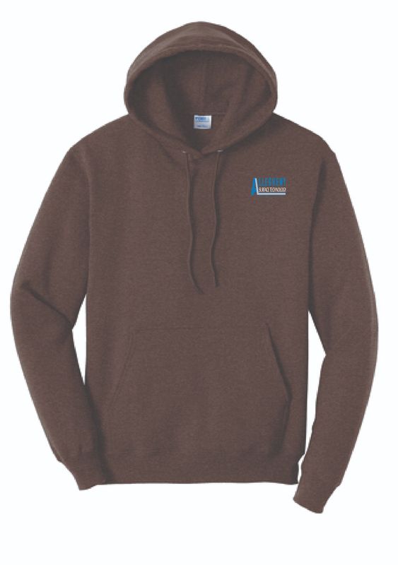 AST Hoodie | PC78H Heather Dark Chocolate Brown