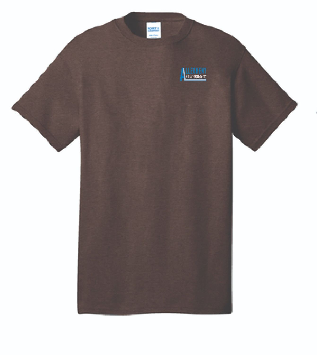 AST Tshirt | PC54 Heather Dark Chocolate Brown