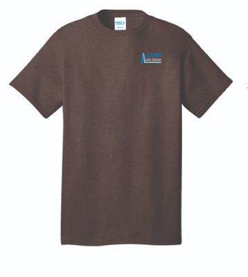 AST Tshirt | PC54 Heather Dark Chocolate Brown