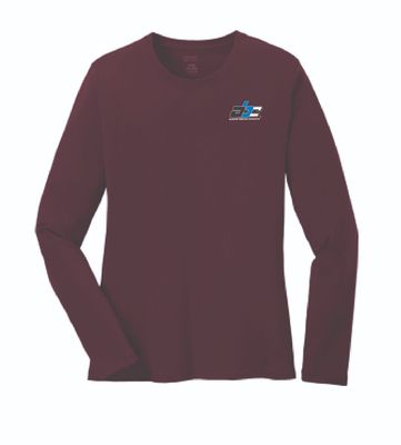 ABC Ladies Long Sleeve | LPC54LS Athletic Maroon