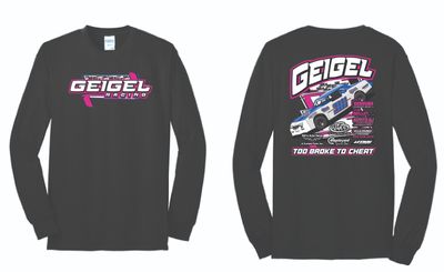Geigel Racing Long Sleeve Shirt | PC55LS Black