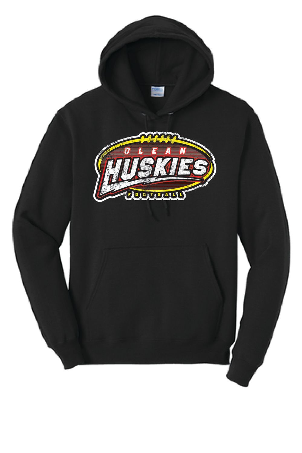 Olean Huskies Football Hoodie | PC78H Charcoal