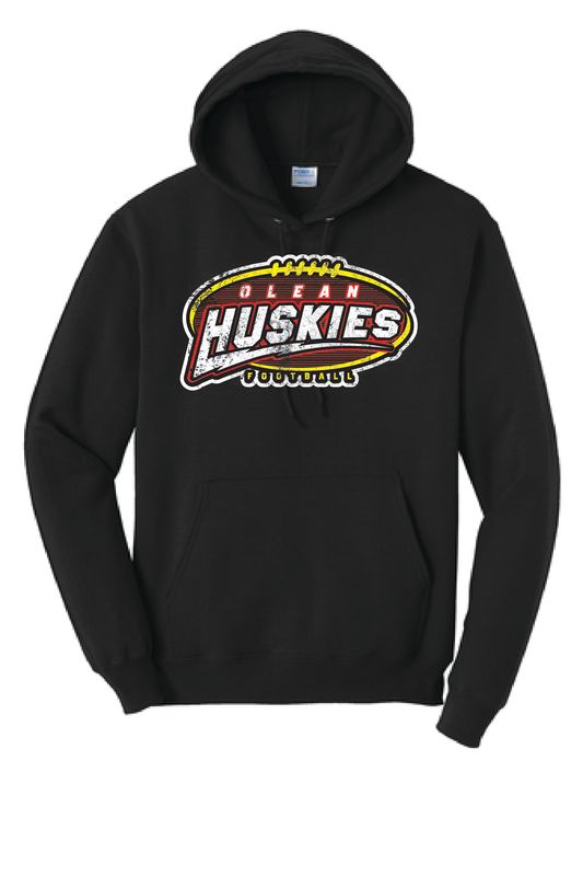 Olean Huskies Football Hoodie | PC78H Charcoal