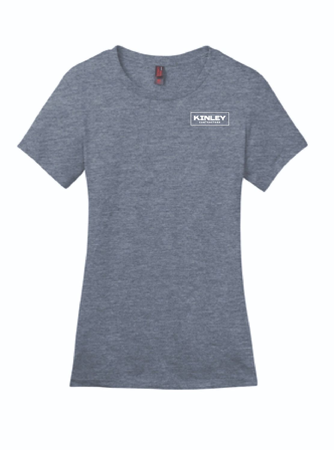 Kinley Womens Short Sleeve Tshirt | DM104L Heathered Navy