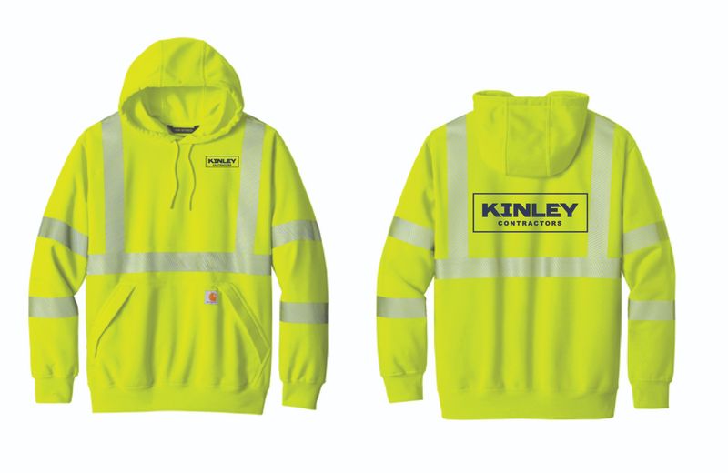 Kinley Carhartt Hooded Sweatshirt | CT104987 Brite Lime