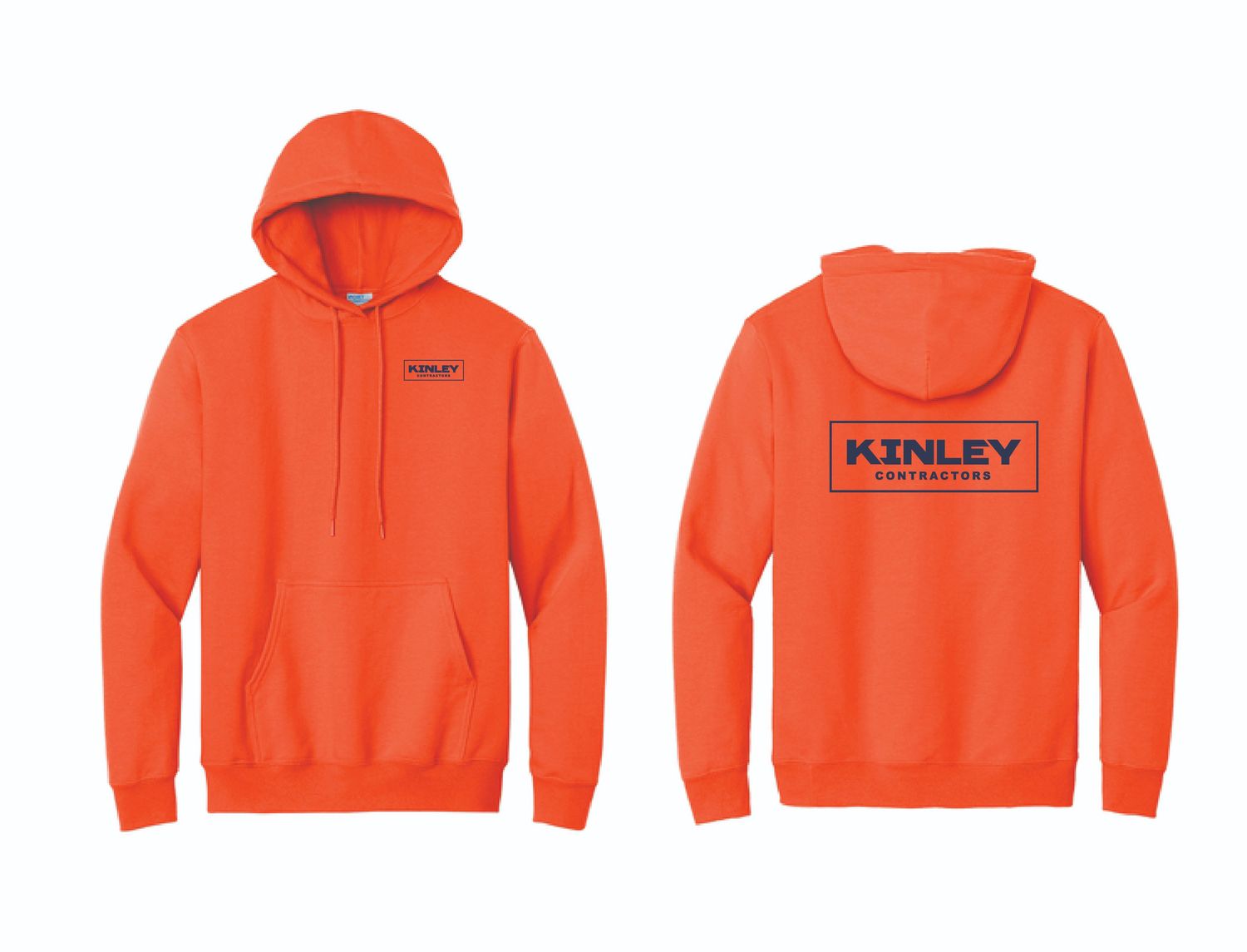 Kinley Hooded Sweatshirt | PC90H Safety Orange