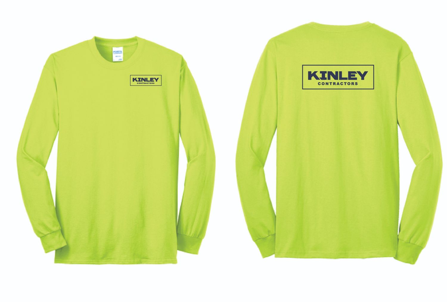 Kinley Long Sleeve Tee | PC55LS Safety Green