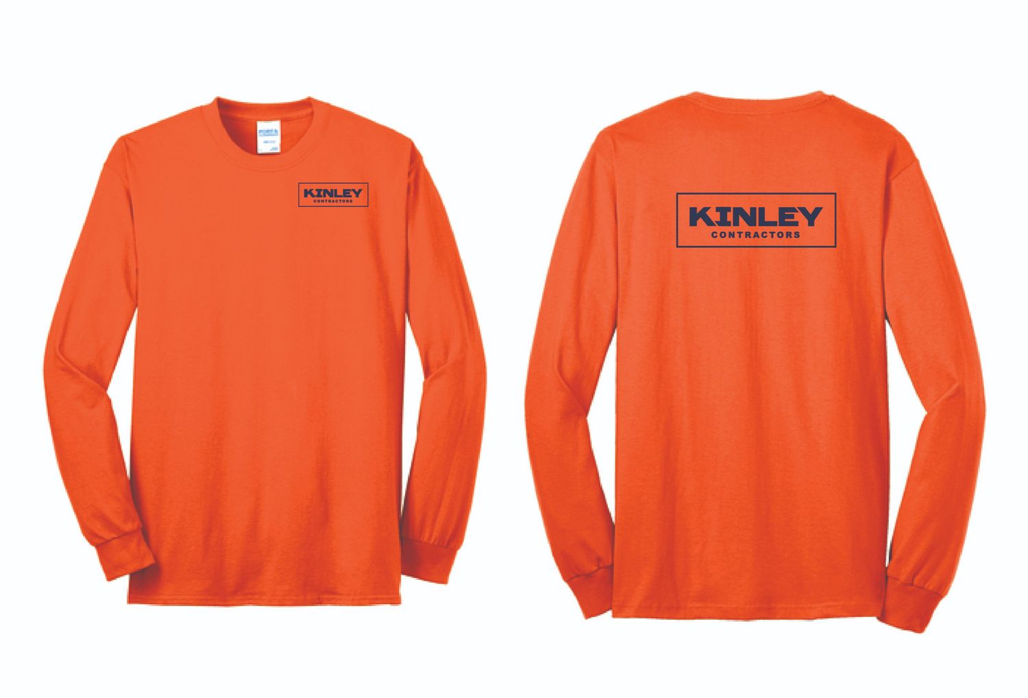 Kinley TALL Long Sleeve Tee | PC55LST Safety Orange