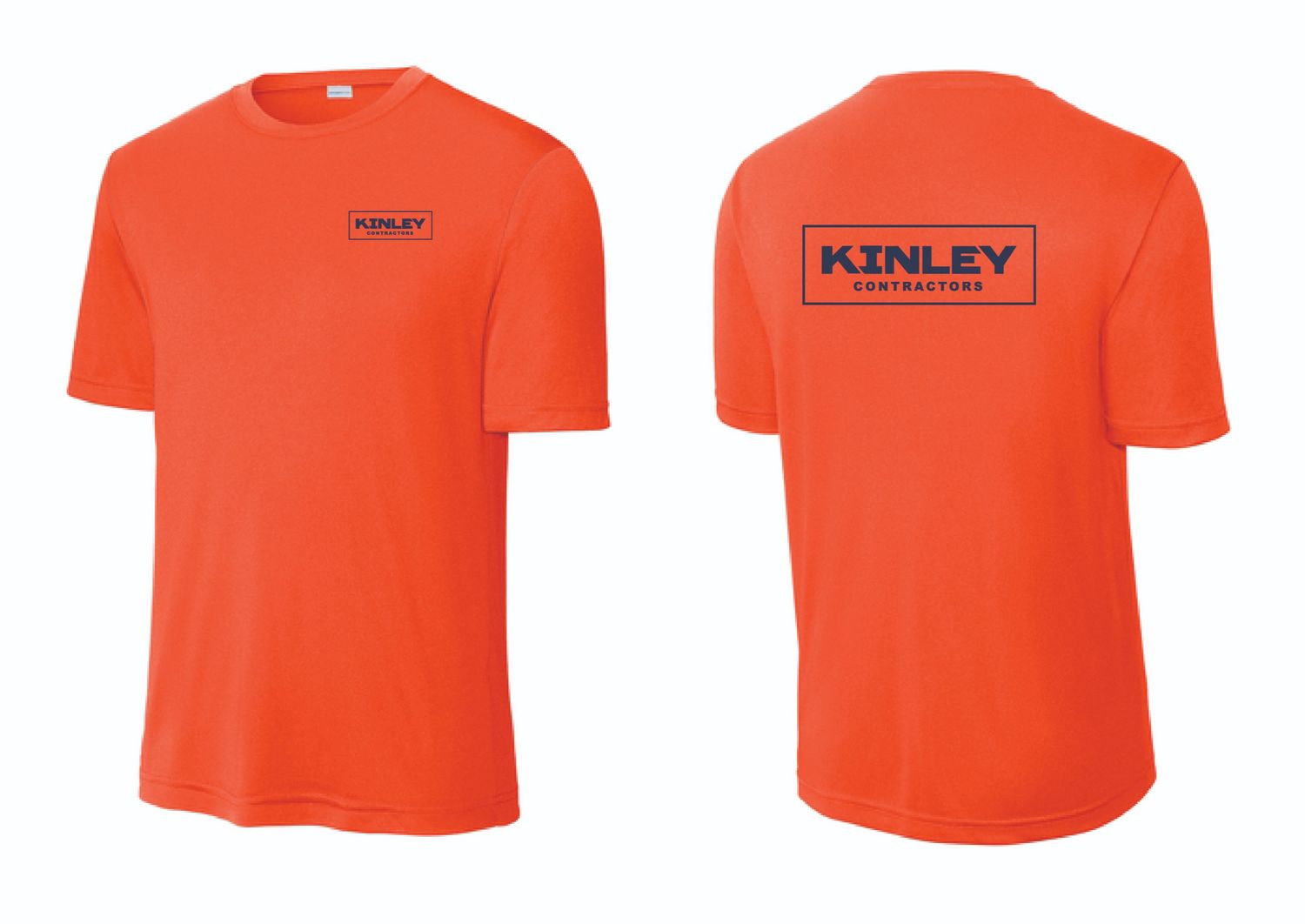 Kinley TALL DriFit Short Sleeve Tee | TST350 Neon Orange