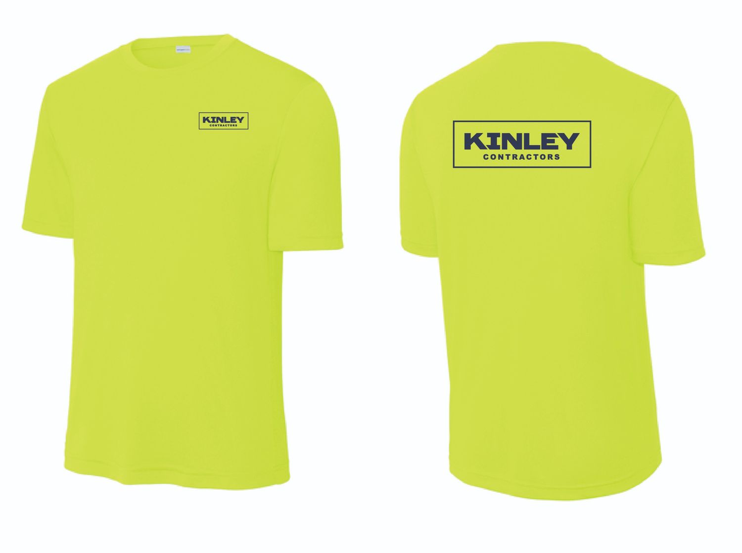 Kinley TALL DriFit Short Sleeve Tee | TST350 Neon Yellow