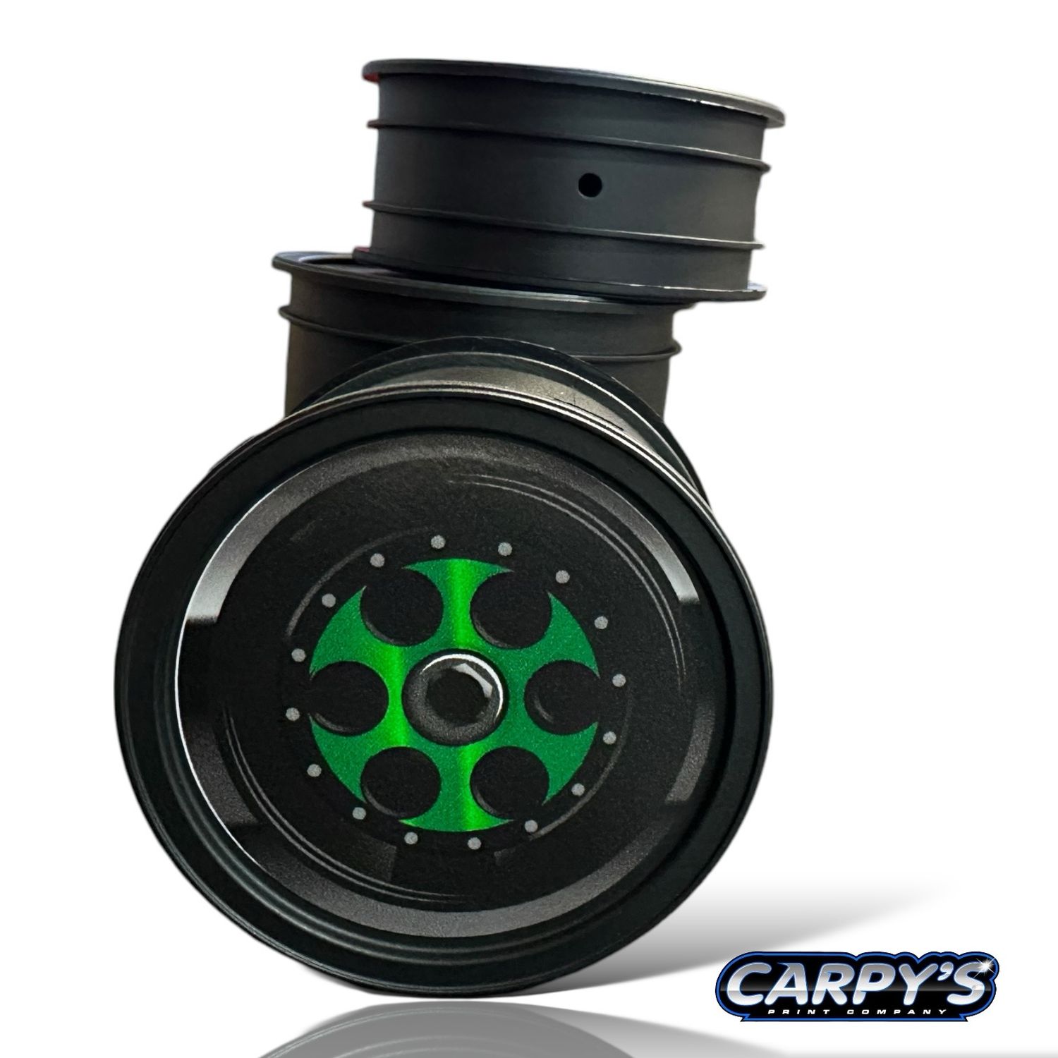 GFRP Quasispeed 2.2 Wheel Set - Wheel Dots (Green)