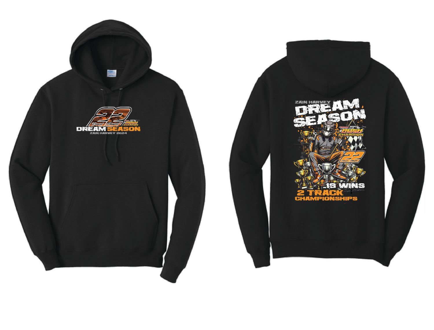 Zain Harvey 2024 Championship Hoodie | PC78H Black