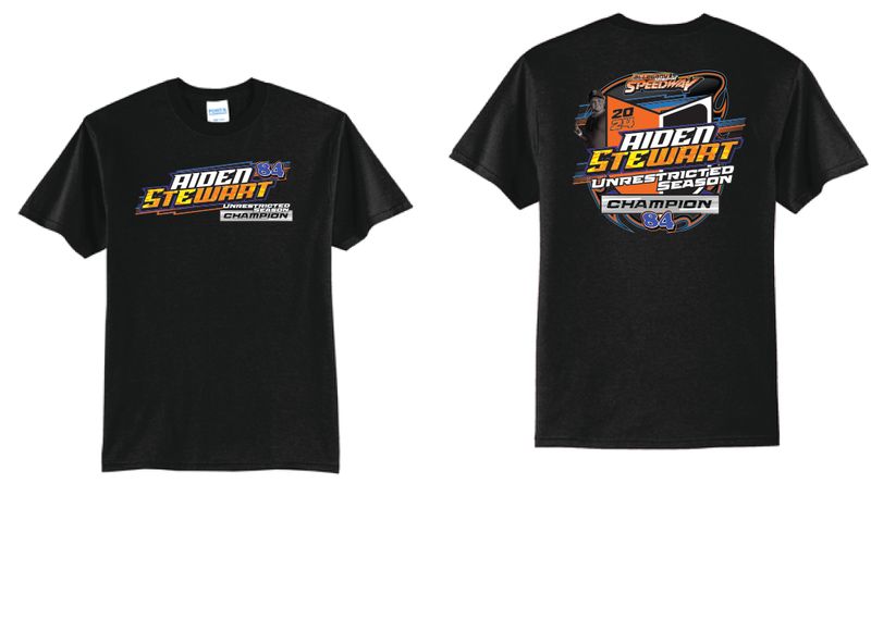 Aiden Stewart 2024 Champion TShirt | PC55 Black