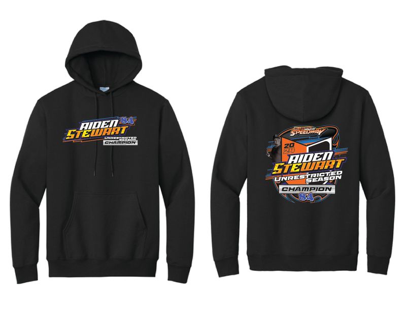 Aiden Stewart 2024 Champion Hoodie | 18500 Black