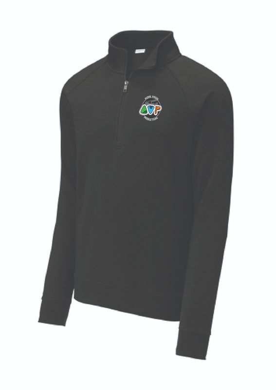 AVP Sport-Tek Fleece 1/4 Zip | STF202, Black