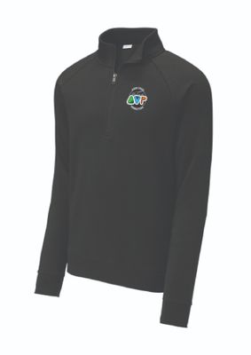 AVP Sport-Tek Fleece 1/4 Zip | STF202, Black