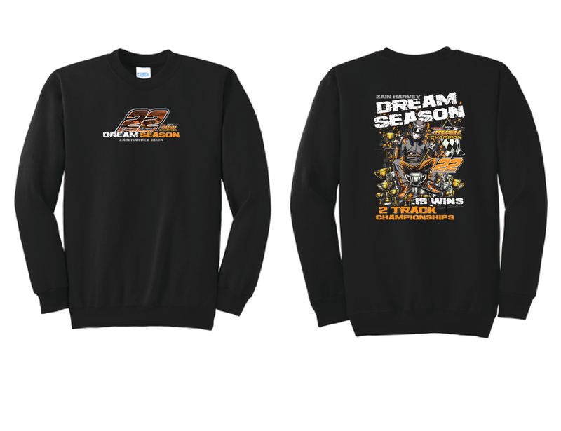 Zain Harvey 2024 Championship Crewneck | PC90 Black