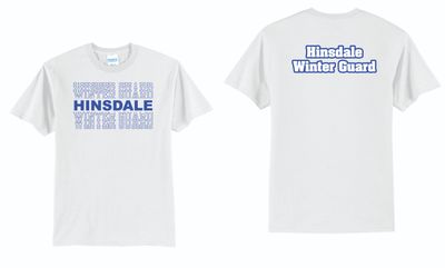 Hinsdale Winter Guard Tshirt | PC55 White