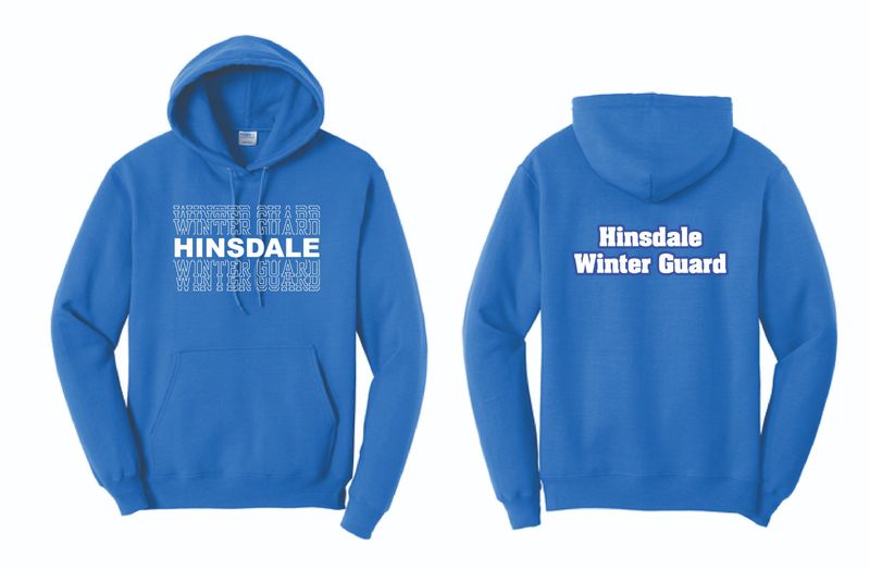 Hinsdale Winter Guard Hoodie | PC78H Royal