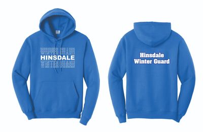 Hinsdale Winter Guard Hoodie | PC78H Royal