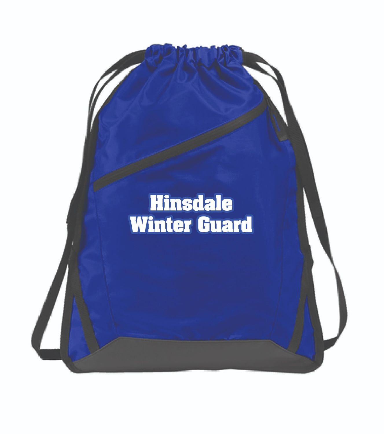 Hinsdale Winter Guard Cinch Bag | BG616 True Royal/Black