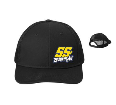Gordie Buchman Racing Trucker Hat | C112 Black