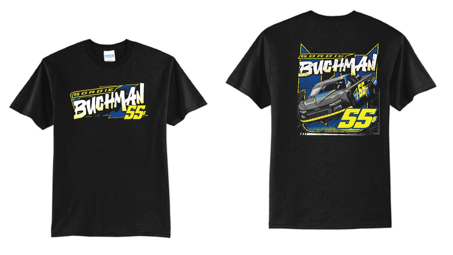 Gordie Buchman Racing TShirt | PC55 Black