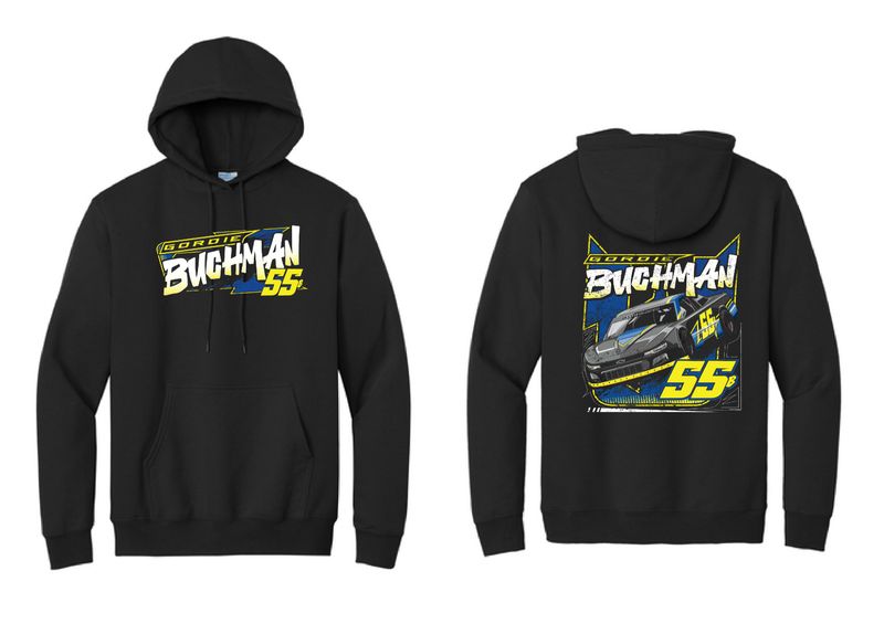 Gordie Buchman Racing Hoodie | PC78H Black