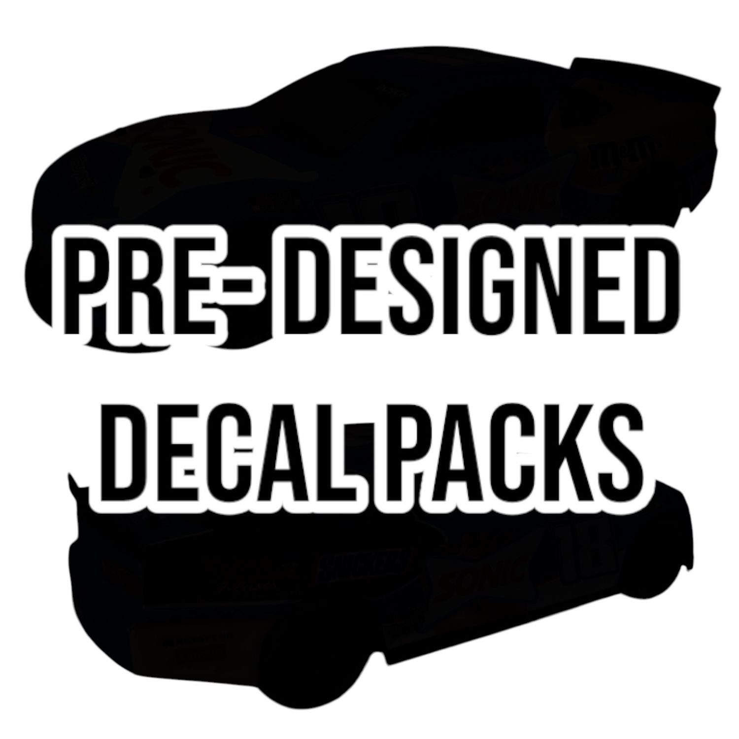 Losi 1/12 NASCAR AWD RTR NASCAR Pre Designed Decal Kits