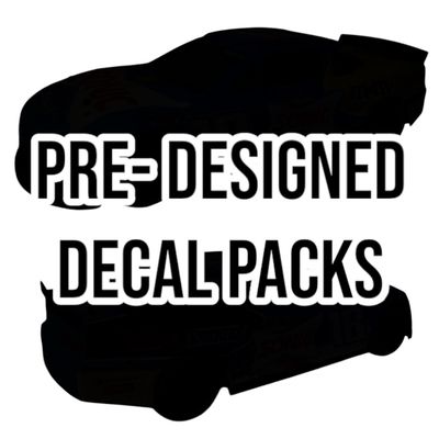 Losi 1/12 NASCAR AWD RTR NASCAR Pre Designed Decal Kits