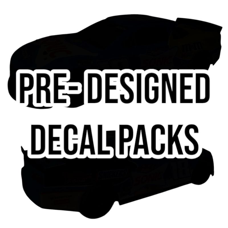 Losi 1/12 NASCAR AWD RTR NASCAR Pre Designed Decal Kits