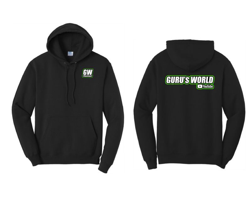Gurus World Logo Hoodie | PC78H Black