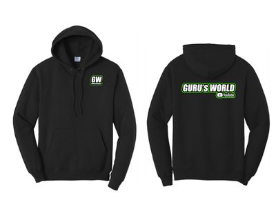 Gurus World Logo Hoodie | PC78H Black