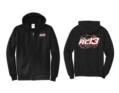 RC13 Zip Hoodie | PC78ZH Black