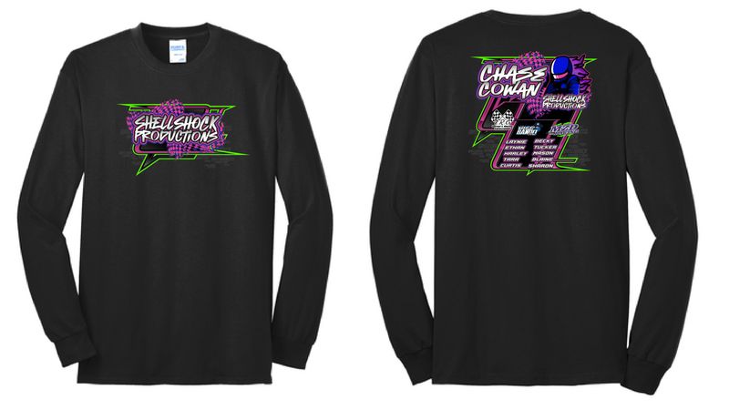 2025 Shellshock Productions Long Sleeve | PC55LS Black