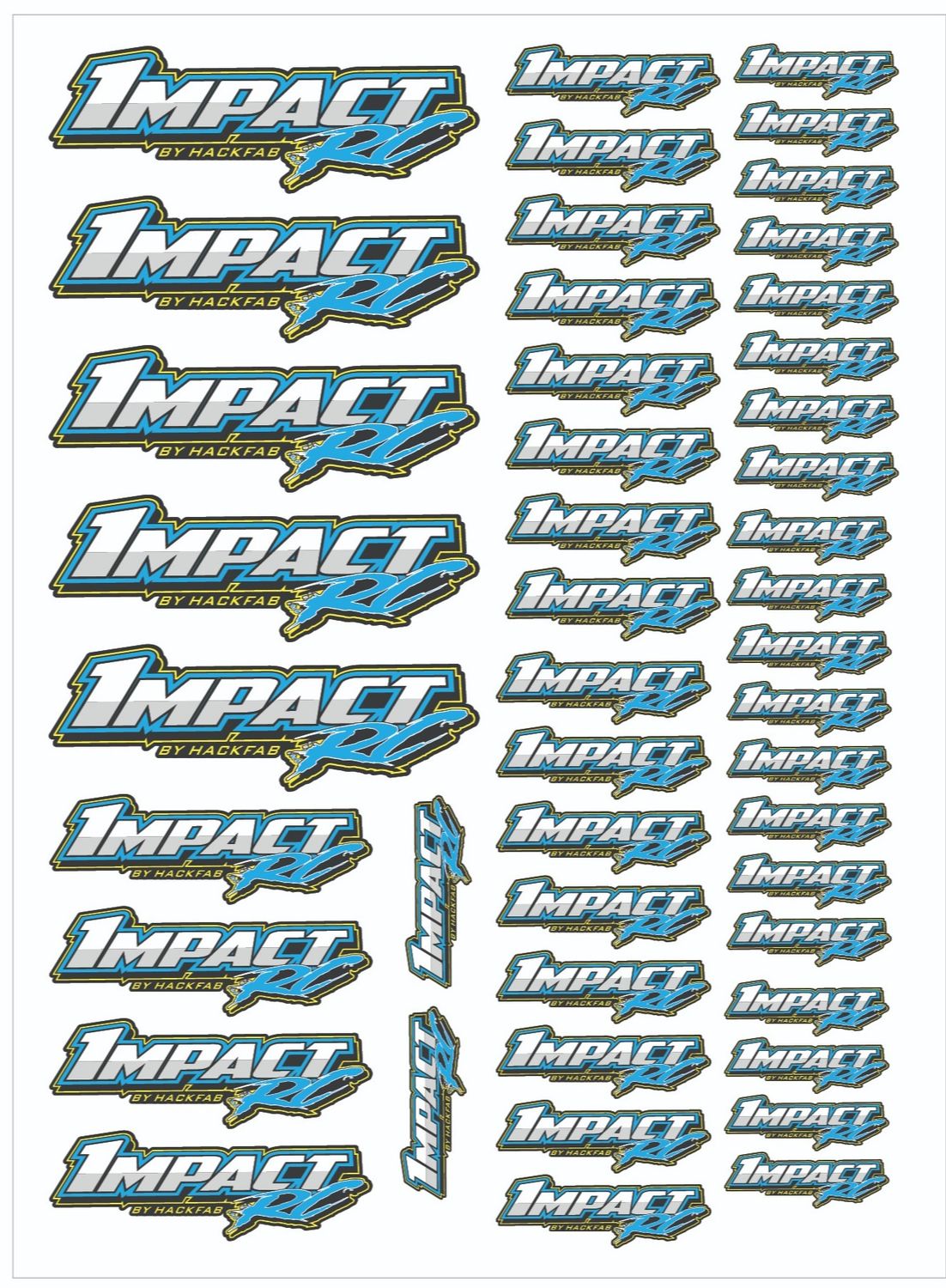 Impact RC Sticker Pack