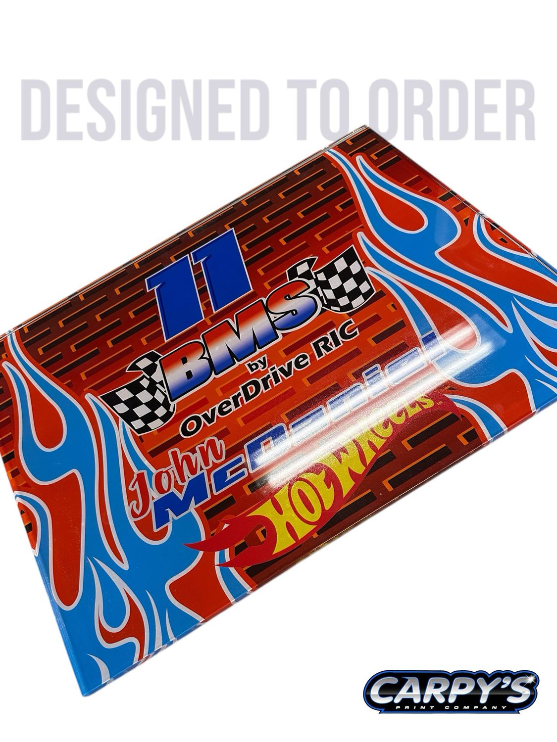 Acrylic Pit Boards (Wrapped From The Bottom) (Custom Designed to Order)