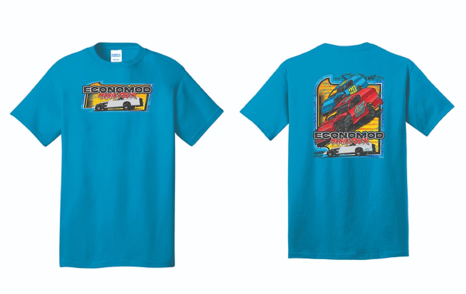 Economod Mania TShirt | PC54 Sapphire