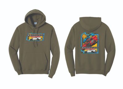 Economod Mania Hoodie | PC78H Olive Drab Green