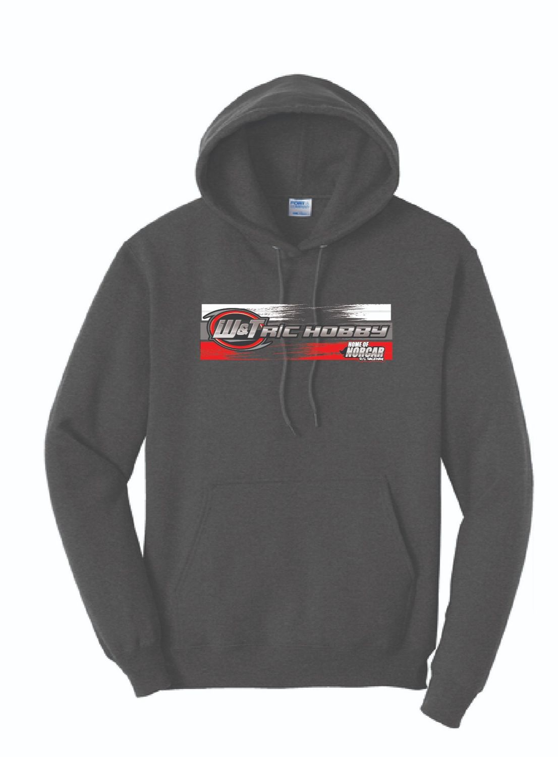 W&amp;T RC Hobby/NORCAR Hoodie | PC78H Dark Heather Grey