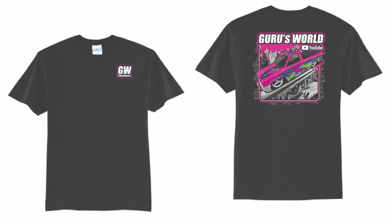 Gurus World Truck TShirt | PC55 Black