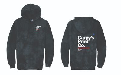 Carpys &#39;Beyond the Galaxy&#39; Crystal Tiedye Hoodie | PC144 Black