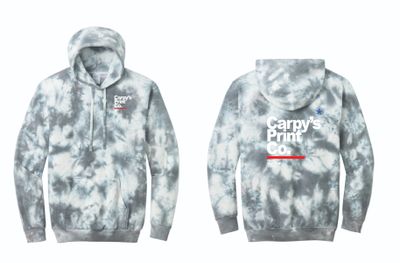 Carpys &#39;Beyond the Galaxy&#39; Crystal Tiedye Hoodie | PC144 Grey