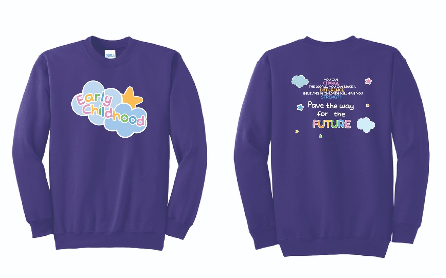 Olean Early Childhood 2025 Crewneck | PC90 Purple
